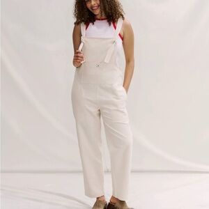 Women's Cream Overalls